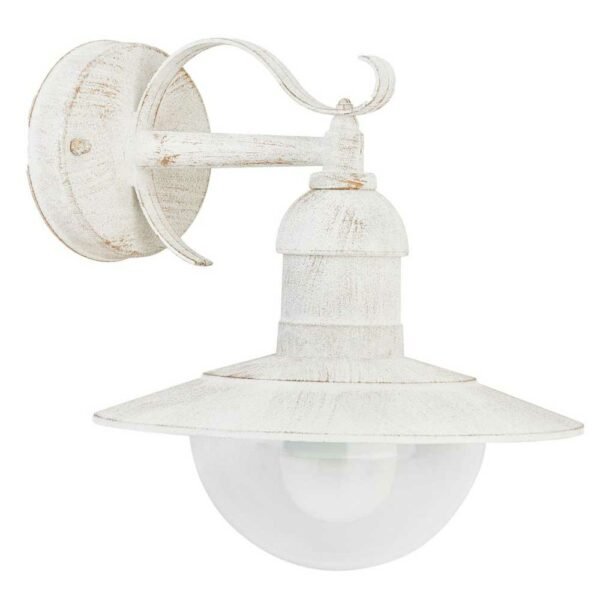 Avide Εξωτερικό Φωτιστικό Τοίχου Imperial 1xE27 IP44 Antique White