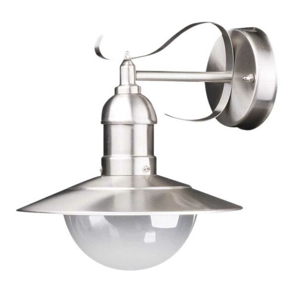 Avide Εξωτερικό Φωτιστικό Τοίχου Imperial 1xE27 IP44 Stainless Steel