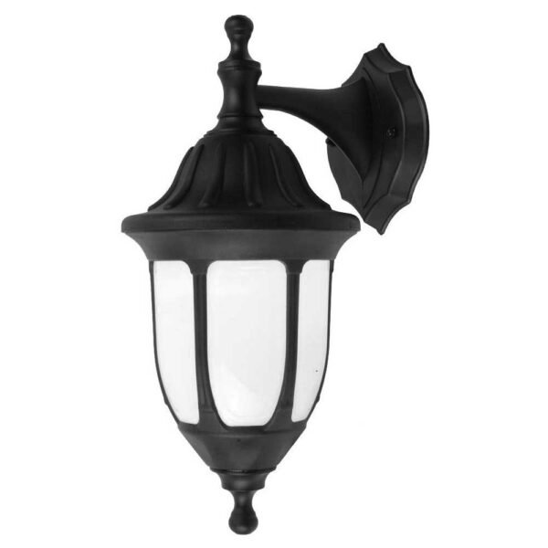 Avide Εξωτερικό Φωτιστικό Τοίχου Mateo-D 1xE27 Black IP44