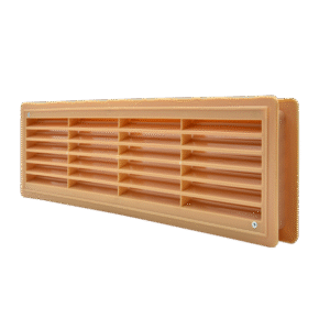 EL02-130 DOOR GRILLE 115x430MM, BEIGE