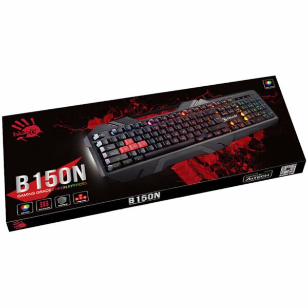 Bloody B150N Ενσύρματο gaming πληκτρολόγιο με RGB EN / GR - Image 5