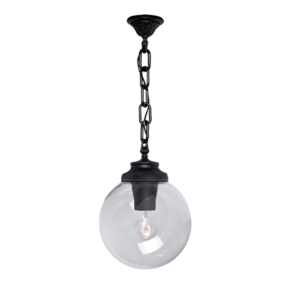GLOBE 250 ΦΑΝΑΡΙ ΚΡΕΜΑΣΤΟ 1XE27 IP55 ΜΑΥΡΟ