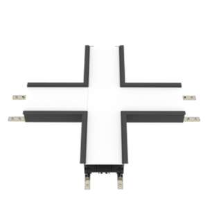 X-ΚΟΝΕΚΤΟΡΑΣ ΓΙΑ ΧΩΝΕΥΤΟ ΠΡΟΦΙΛ ELMARK 3000K ΜΑΥΡΟ