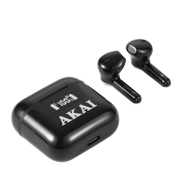 Akai BTE-J101 Μαύρα Ασύρματα Bluetooth in-ear ακουστικά - Image 6