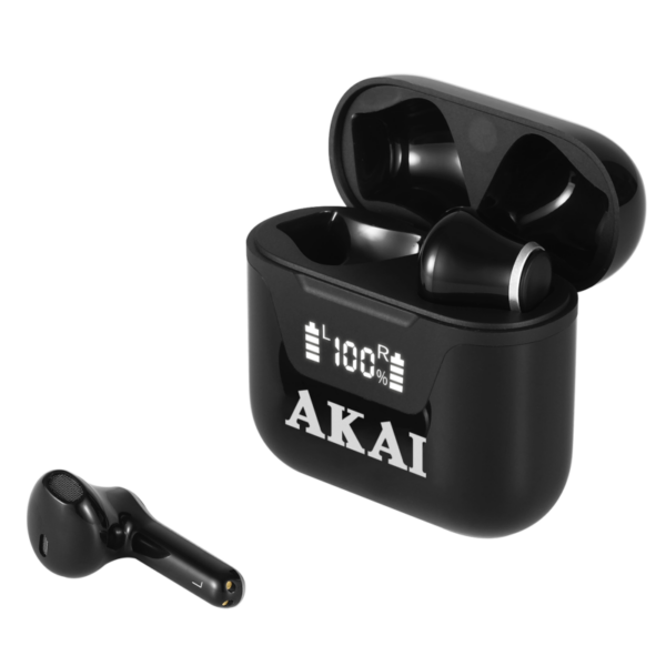 Akai BTE-J101 Μαύρα Ασύρματα Bluetooth in-ear ακουστικά - Image 3