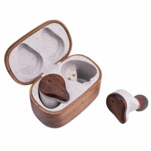Akai BTE-W300ENC Bamboo ασύρματα ακουστικά με Bluetooth