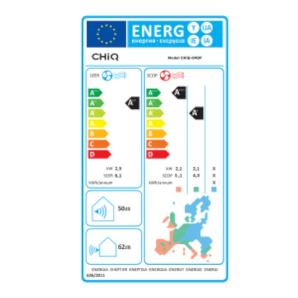 ΚΛΙΜΑΤΙΣΤΙΚΟ 9.000 BTU CHIQ -09DF - Image 2