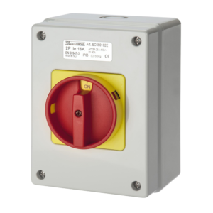 EC660 SURFACE SCHUNTING SWITCH 2P 16A RED