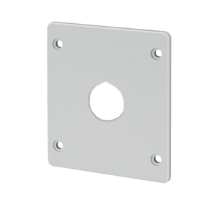 FLANGE FOR IND. BOARD WITH HOLE D22MM- 84X74MM