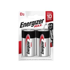 Energizer Max Αλκαλική D (2τμχ)