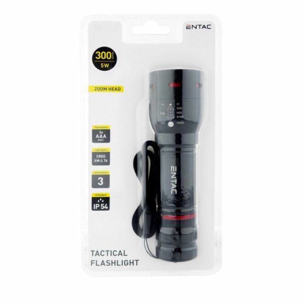 Entac Flashlight Zoom Alu T6 3AAA excl - Image 3