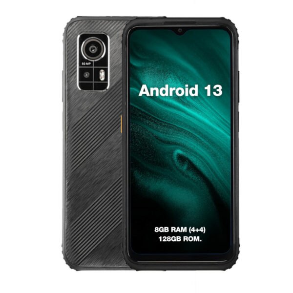 AGM H6 LITE Μαύρο Smart αδιάβροχο κινητό τηλέφωνο 8πύρηνο