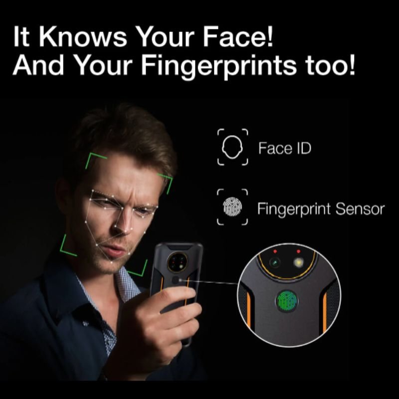 AGM H3 Μαύρο αδιάβροχο κινητό τηλέφωνο ανθεκτικό σε πτώση IP68/IP69K με Dual SIM & Camera, Bluetooth, USB, SD, NFC, GPS, 4G, Android 11, οθόνη HD 5.7″ και κάμερα νυχτερινής λήψης - Image 11