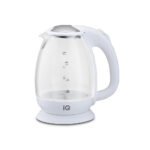 Γυάλινος Βραστήρας IQ EK-261 Λευκός 2200W 1,7L