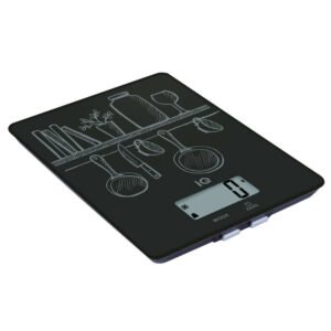 IQ SC-734 Μαύρη Ψηφιακή Ζυγαριά Κουζίνας 5kg