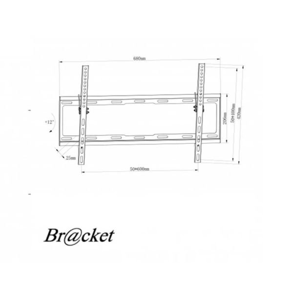 Βάση Τηλεόρασης 37-70" LCD5060 Br@cket με Αλφάδι - Image 2