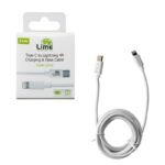 Lime LCL02 Λευκό Kαλώδιο USB Type-C σε Lightning 4.0A