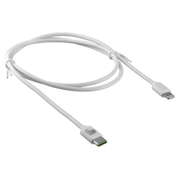 Lime LCL03 Λευκό Kαλώδιο USB Type-C σε Lightning Long 4.0A, 1m για φόρτιση και δεδομένα-30W - Image 3