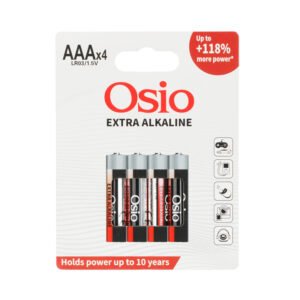 Osio LR03EO4B Αλκαλικές μπαταρίες Blister 4τμχ AAA Extra