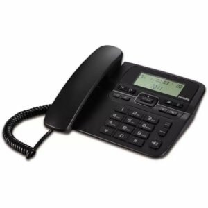 Philips M20B/GRS Μαύρο Ενσύρματο τηλέφωνο με μεγάλα πλήκτρα