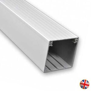 NCT/7575 Premier Λευκό Κανάλι 75x75mm Προφίλ 2μ