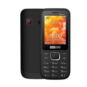 Maxcom MM142 (Dual Sim) 2.4" με Κάμερα, Bluetooth, Φακό, Ανοιχτή Ακρόαση και Ραδιόφωνο Μαύρο