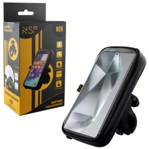 NSP N26 (8367373) Universal Βάση στήριξης κινητών μηχανής/ποδηλάτου 360° με αδιάβροχη προστατευτική θήκη