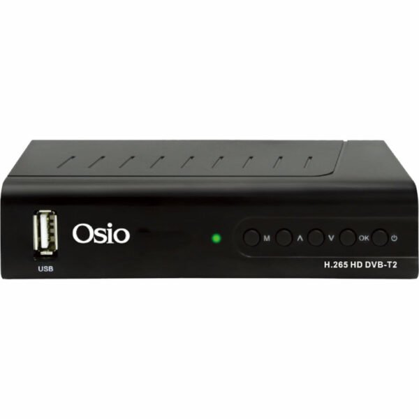 Osio OST-3540D DVB-T/T2 Full HD H.265 MPEG-4 Ψηφιακός δέκτης με USB - Image 2