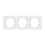 Πλαίσιο Τριπλό Οριζόντιο Λευκό Rita