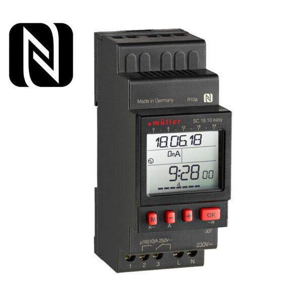 Χρονοδιακόπτης Ράγας Ψηφιακός για Σχολεία NFC 35mm Hugo Müller SC18.10easy