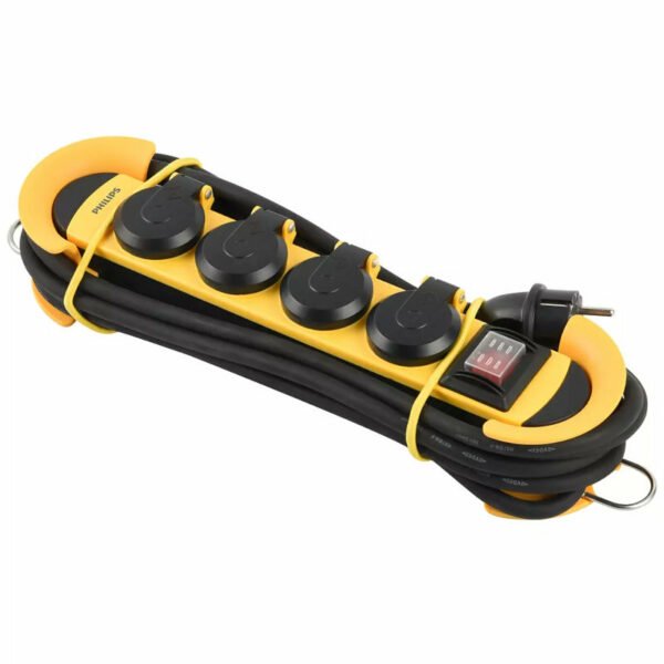 Philips SPN5140YB/GRS Πολύπριζο 4 θέσεων με διακόπτη