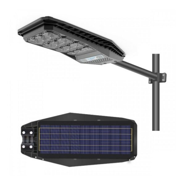 Spot Light 6606 Στεγανό Ηλιακό Φωτιστικό Δρόμου IP65 με Ανιχνευτή Κίνησης, Αισθητήρα Φωτός και Τηλεχειριστήριο και Ψυχρό Λευκό Φως σε Ανθρακί Χρώμα - Image 4