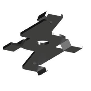 InLight Περιστρεφόμενο στήριγμα επιφανειακής τοποθέτησης για μαγνητική ράγα 220V, σε μαύρη απόχρωση (TCM2001)