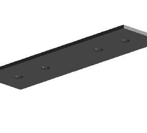 InLight Σύνδεσμος για μαγνητική ράγα 220V σε μαύρη απόχρωση (TCΜ2007)
