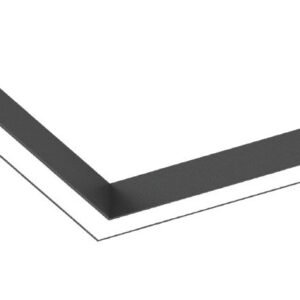 Inlight Γωνιακό γραμμικό φωτιστικό LED 20W, 3CCT, 120° για μαγνητική ράγα 220V, σε μαύρη απόχρωση D:24,2x22x3cm (TM20060)