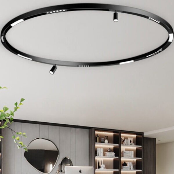 Inlight Σποτ για Curved μαγνητική ράγα LED 12W 3000K σε μαύρη απόχρωση D:4,8x11,5cm (TMC0051-Black) - Image 2