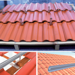 MOUNT STRUCTURE FOR TILE ROOF 580W PANEL 3.6kW,SET