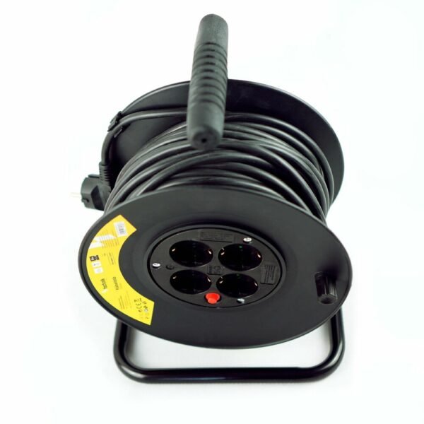 Technik Επαγγελματικό Στροφείο 4 x πρίζες 25m 1,5mm2 (black) - Image 7