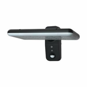 V-TAC 10315 Επιτοίχιο Ηλιακό Φωτιστικό Κήπου Led 15W 4000K+6000K 2000lm με Μαύρο Σώμα και Αισθητήρα Κίνησης IP65