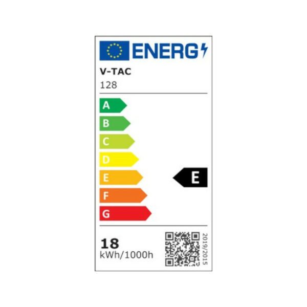 V-TAC 128 Λάμπα LED E27 A80 Samsung Chip SMD 18W Ψυχρό λευκό 6400K - Image 2