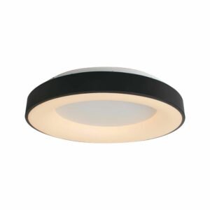 V-TAC 15346 Φωτιστικό Οροφής Designer Στρογγυλό LED 49W 3000Κ με μαύρο Σώμα
