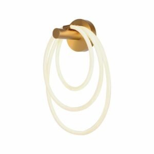 V-TAC 15348 Φωτιστικό Τοίχου Designer LED 36W 3000K με Xρυσό Σώμα