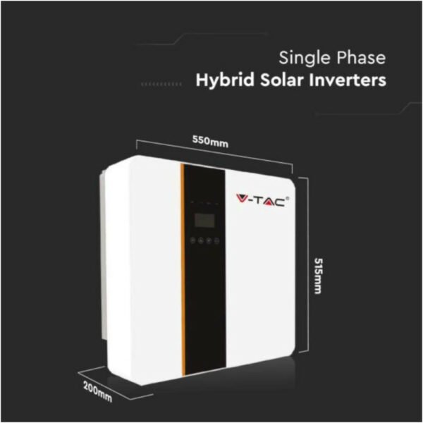Μονοφασικό Υβριδικό On/Off-Grid Inverter 5KW με οθόνη LCD IP65 - Image 3