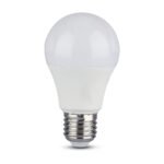 V-TAC 2762 Λάμπα LED E27 Α60 SMD 9W Ψυχρό λευκό με αισθητήρα κίνησης