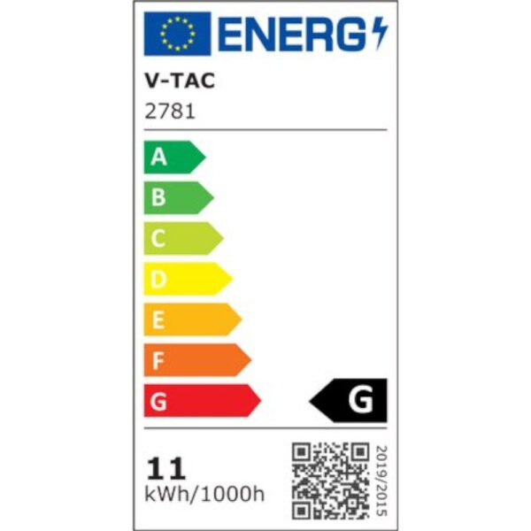 V-TAC 2781 LED Λάμπα Ε27 11W SAMSUNG CHIP F190 Acrylic UFO Οροφής Θερμό Λευκό - Image 2