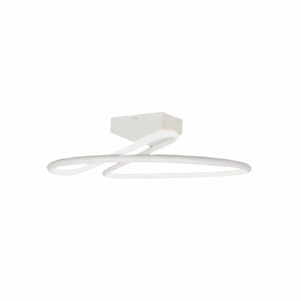 V-TAC 6998 LED φωτιστικό οροφής Designer 24W 4000Κ φυσικό λευκό με λευκό σώμα