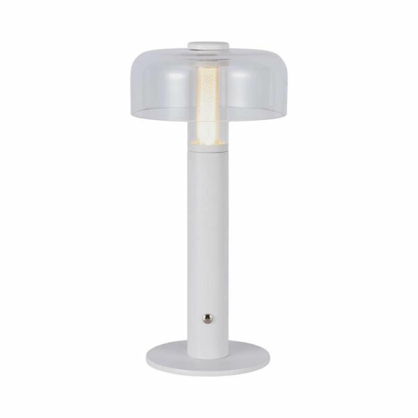 V-TAC 7941 LED φωτιστικό γραφείου 1W επαναφορτιζόμενο 3000Κ θερμό λευκό με λευκό σώμα dimmable