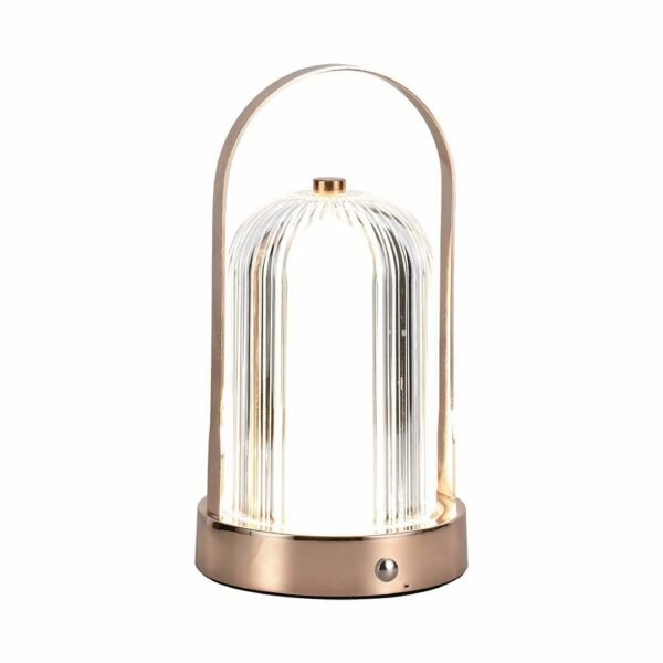 V-TAC 7991 Φωτιστικό Γραφείου LED 1W Επαναφορτιζόμενο 3 σε 1 CCT με Μπρονζε Σώμα Dimmable