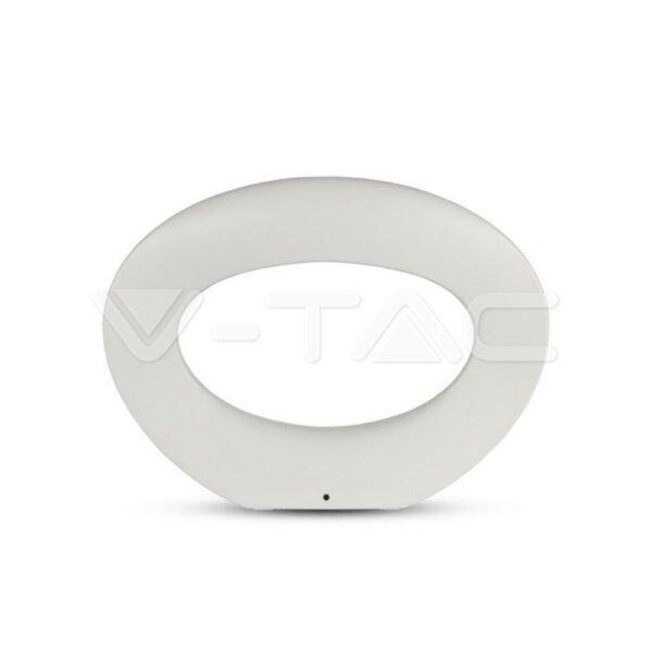 V-TAC 8308 Στεγανή Απλίκα Εξωτερικού Χώρου LED 10W 4000K Φυσικό Λευκό Φως με Λευκό Σώμα