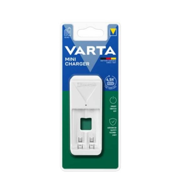 VARTA 57656 101 451 Mini Φορτιστής με 2xAA 56706 2100mAh